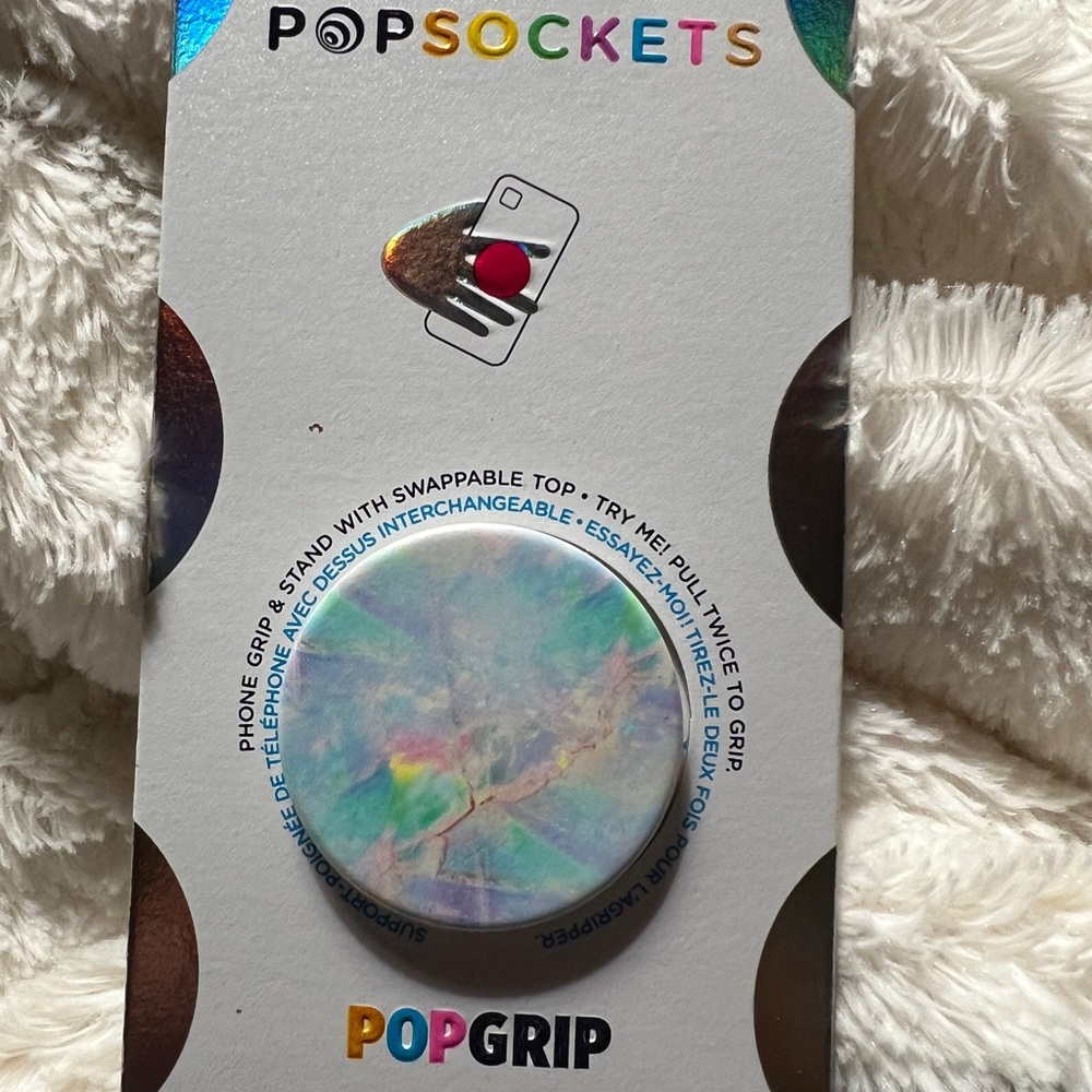 PopSocket Iridescent/Opal Phone Grip
